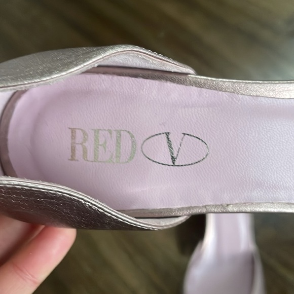 Valentino red Women's Pink Bow Pumps - Picture 3 of 6